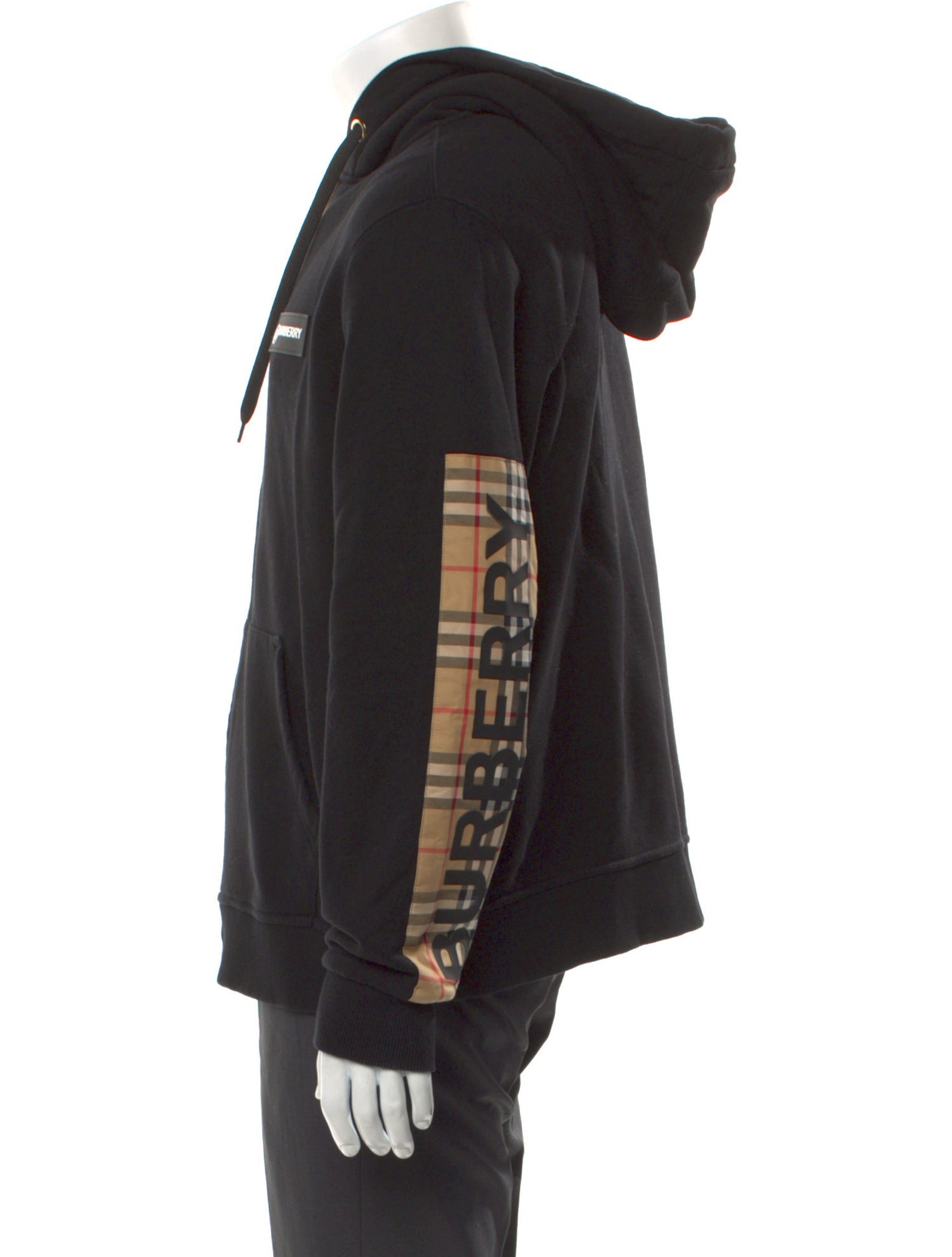 Burberry V-Neck Long Sleeve Hoodie